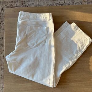 Talbots Women’s Cream Denim Pants